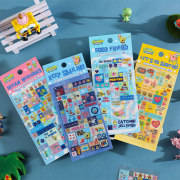SpongeBob SquarePants Deep Sea Fun Series Square Stickers